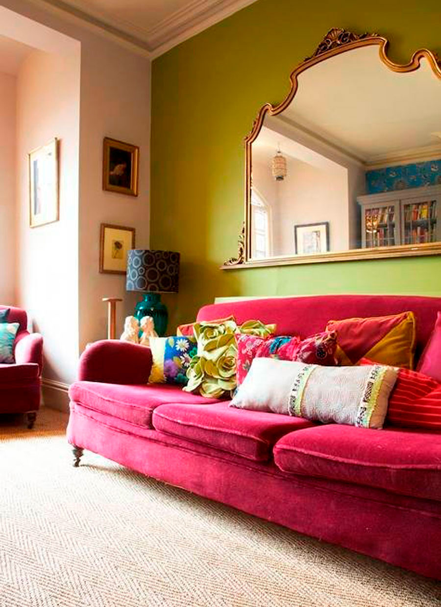 eres colores vivos o pastel midcentury