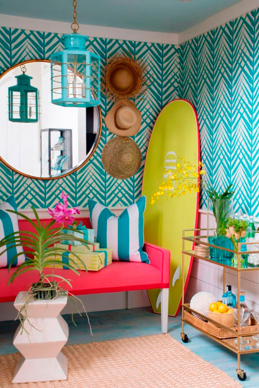 eres colores vivos o pastel tropical