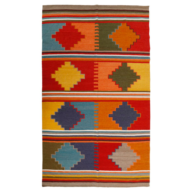 alfombras tambien para verano alfombra kanpur multicolor