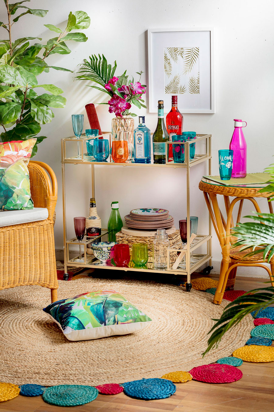 muebles auxiliares colores