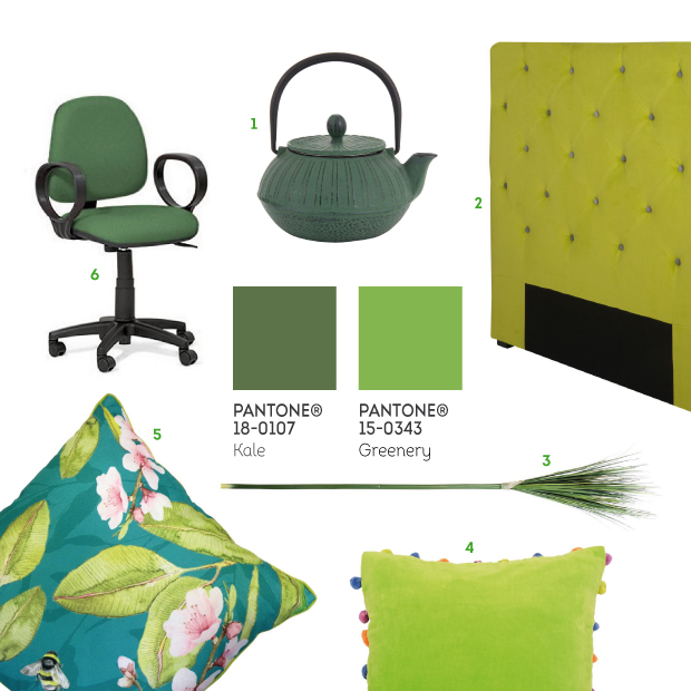 paleta de colores perfecta para decorar tu casa el 2017 verde