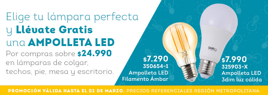 Promoción Lamparas