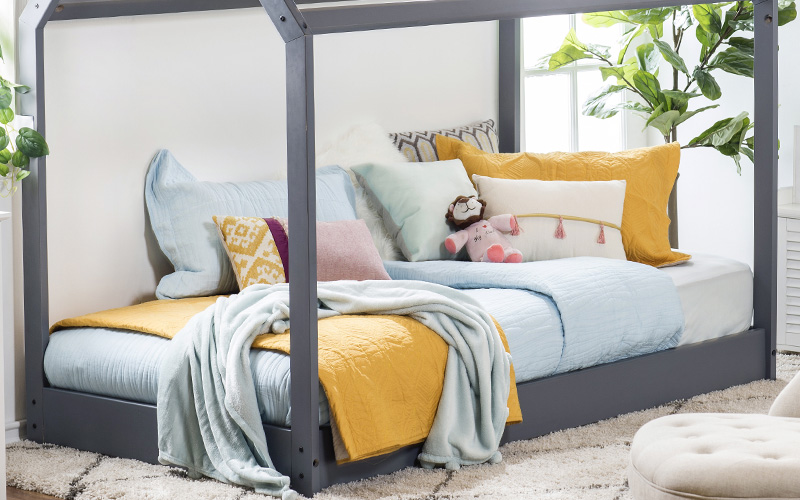 lookbook dormitorio infantil cama casita montessori