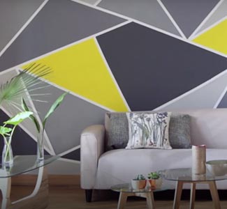 ¿Cómo pintar una pared con figuras geométricas? ¿Cómo pintar una pared con figuras geométricas?