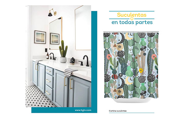 Cortinas de bao: Ponle color, diseo y estilo!