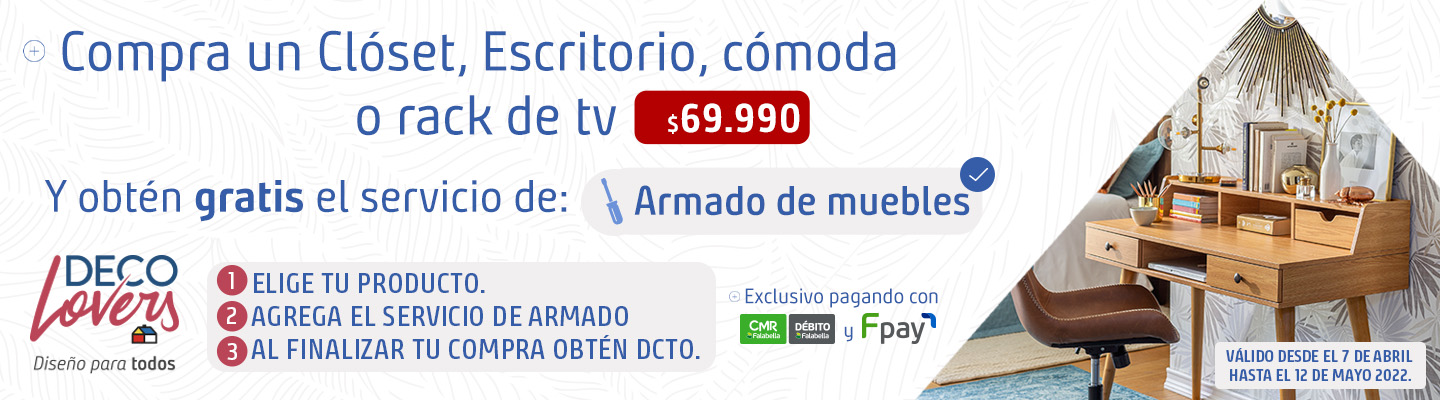 Promo armado de muebles