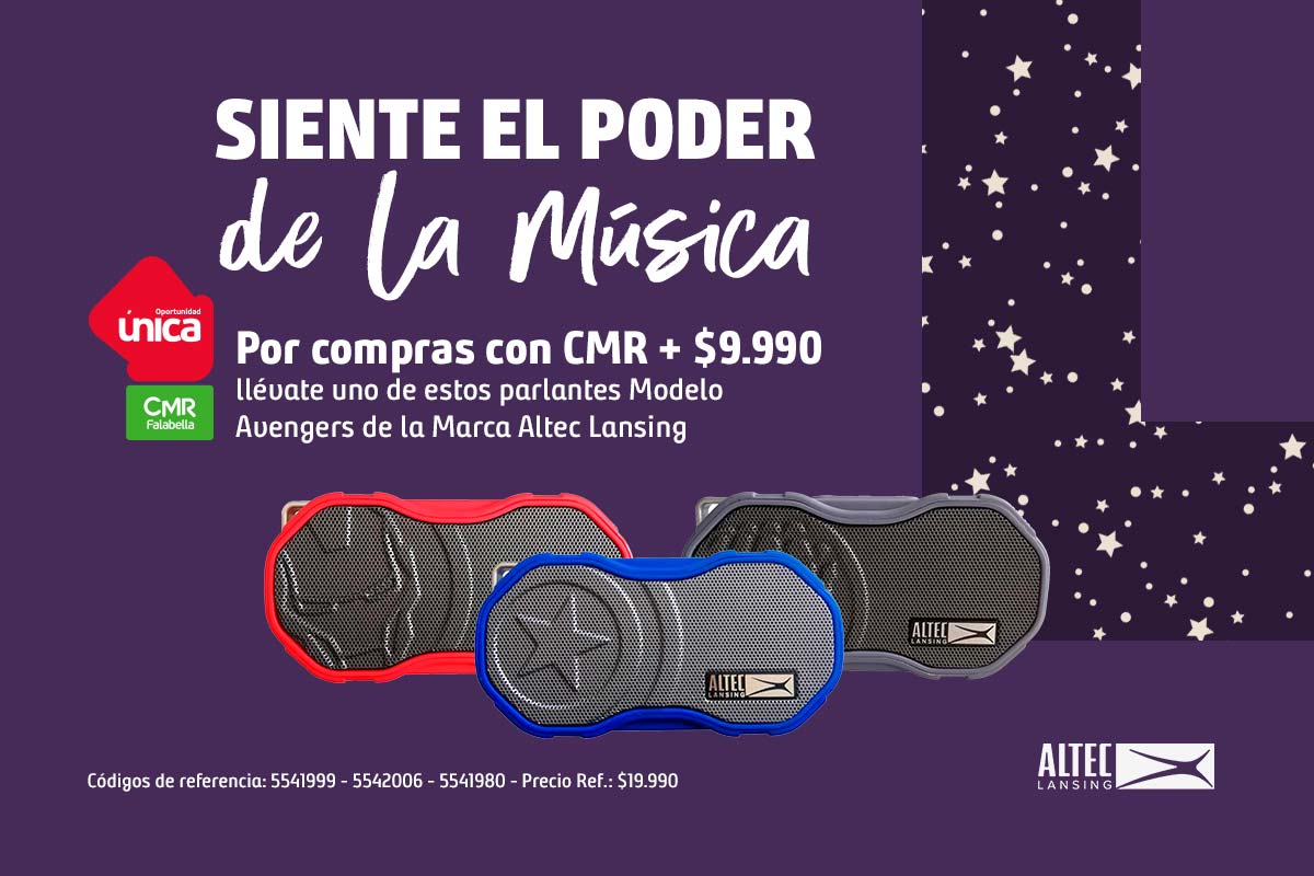 Parlantes Avengers con tu CMR Parlantes Avengers con tu CMR
