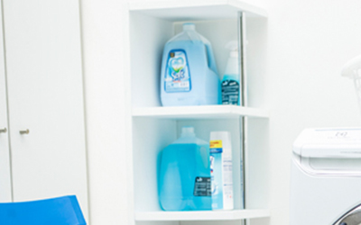 mueble para detergentes permite mayor organización