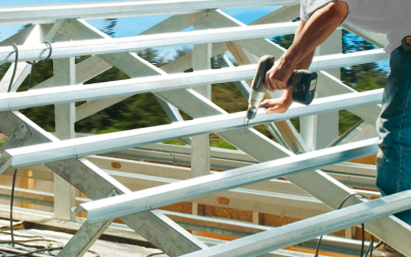 Costanera de perfil de acero galvanizado W o Fink