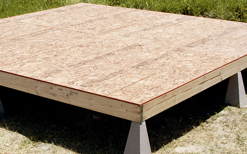 Cómo instalar una placa estructural OSB para pisos