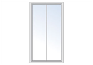 Puerta corredera de aluminio