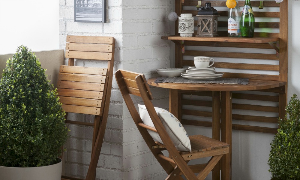 Muebles para terrazas pequeñas