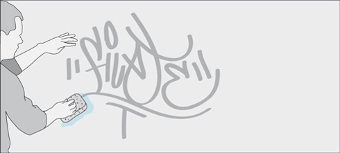 Cómo limpiar o remover grafitis