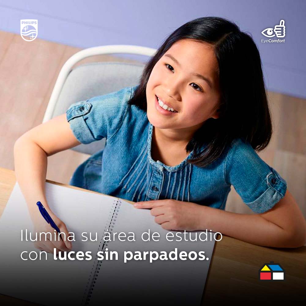 Ilumina su área de estudios sin Parpadeos. Ilumina su área de estudios sin Parpadeos.