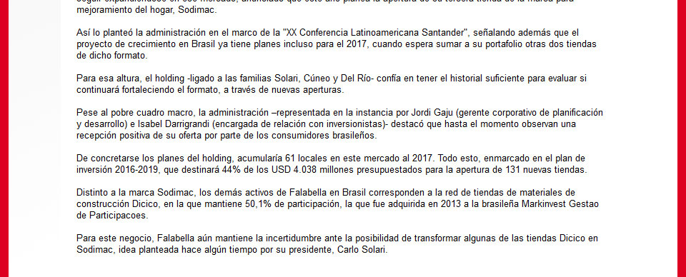 Tiendas