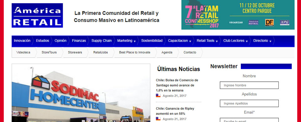Sodima retoma aperturas en Chile con tres tiendas