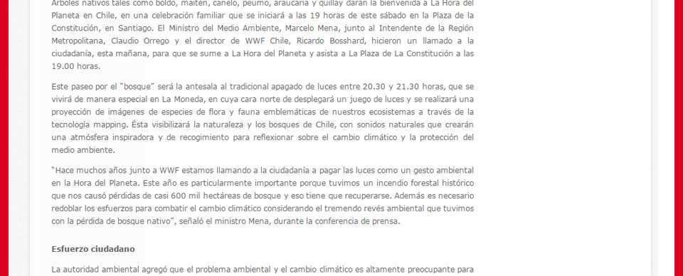 Sodimac y medio ambiente