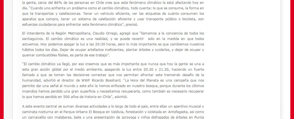 Sodimac y medio ambiente