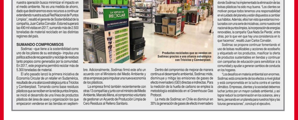 Sodimac y marcas que valoran los chilenos
