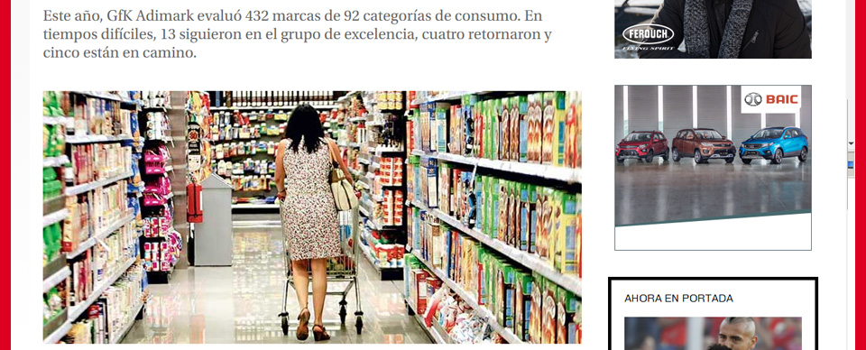 Sodimac y marcas que valoran los chilenos