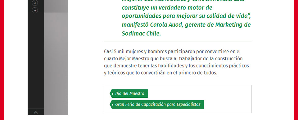 Sodimac y Día del Maestro