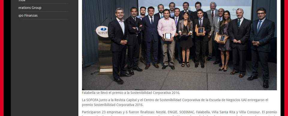 Sodimac y Premio Sofofa