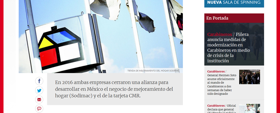 Sodimac y marcas que valoran los chilenos